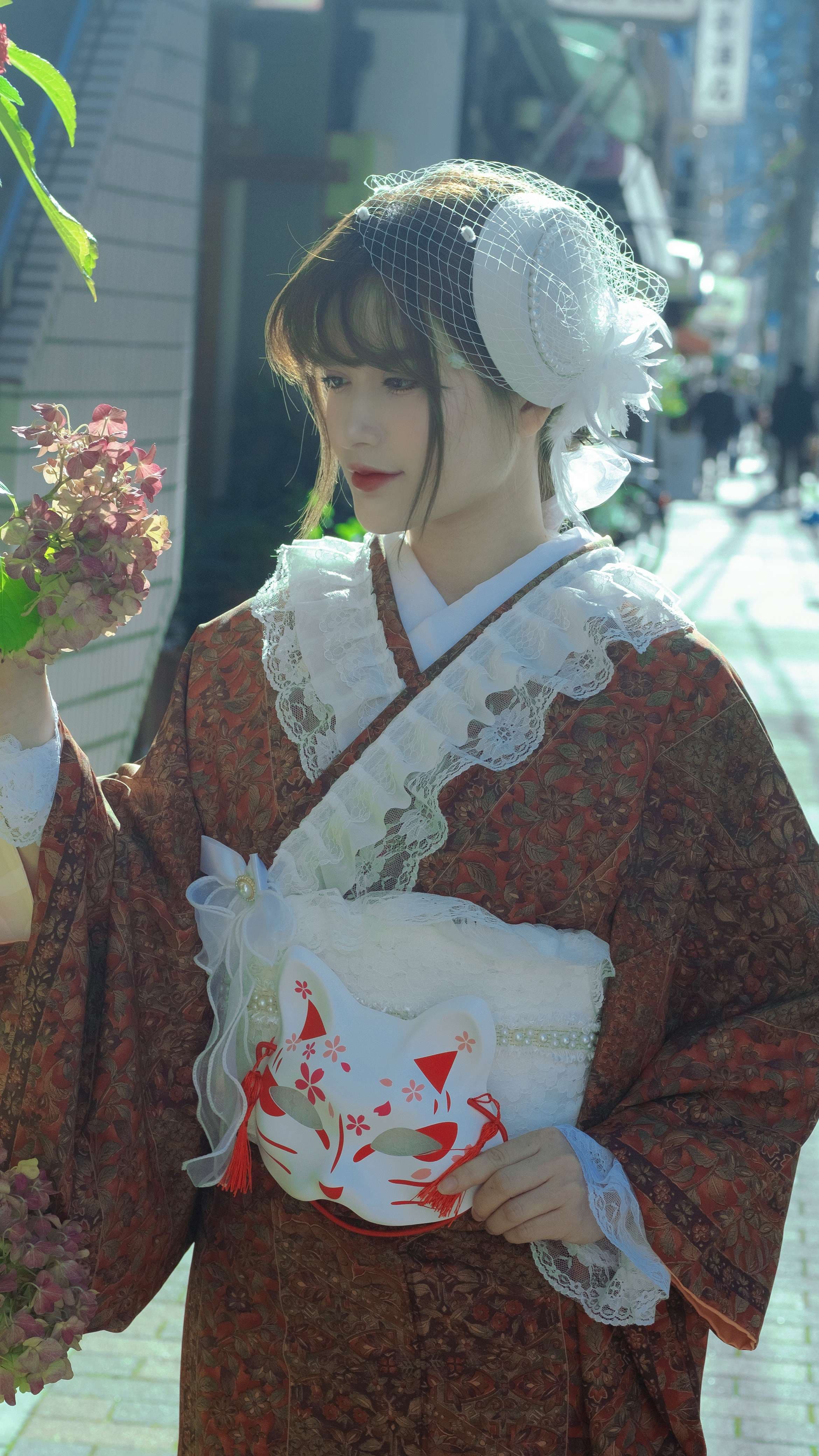Kimono phối ren 1