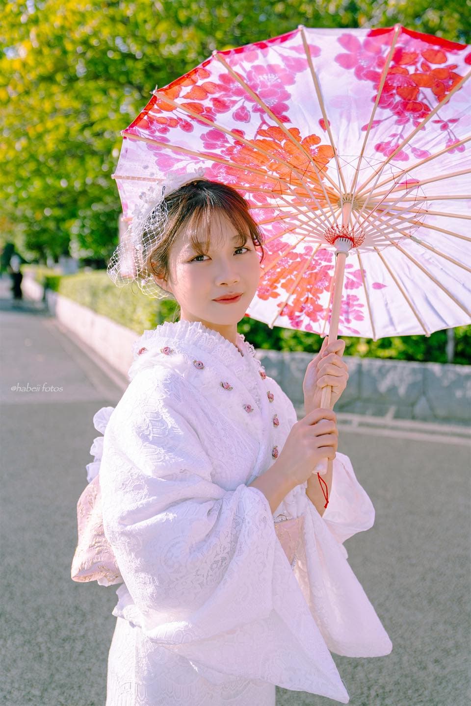 Combo đơn Kimono ren