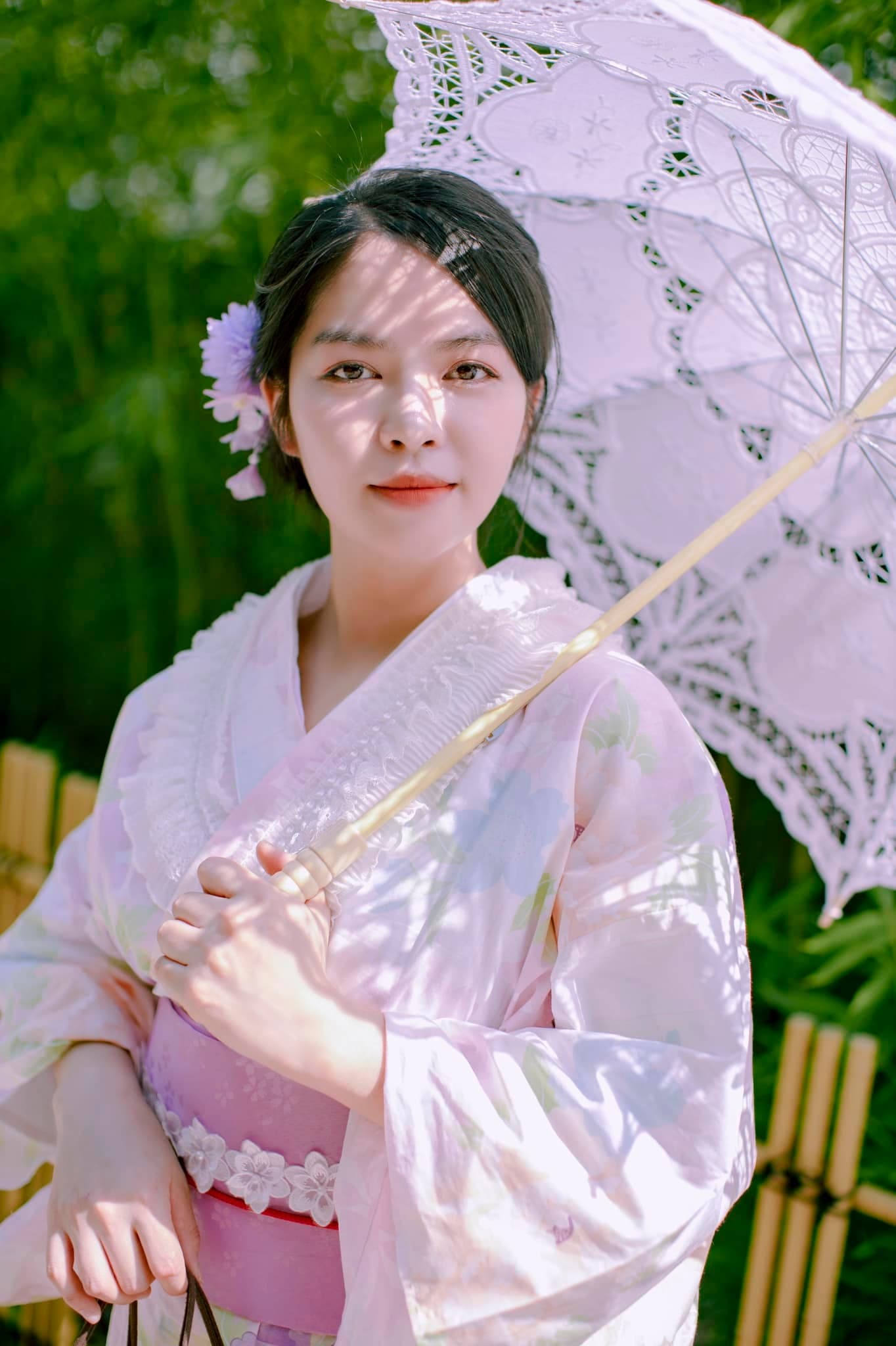 Yukata phối ren 5